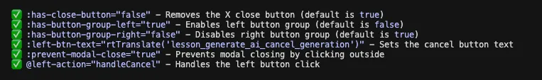 Button props and events analysis