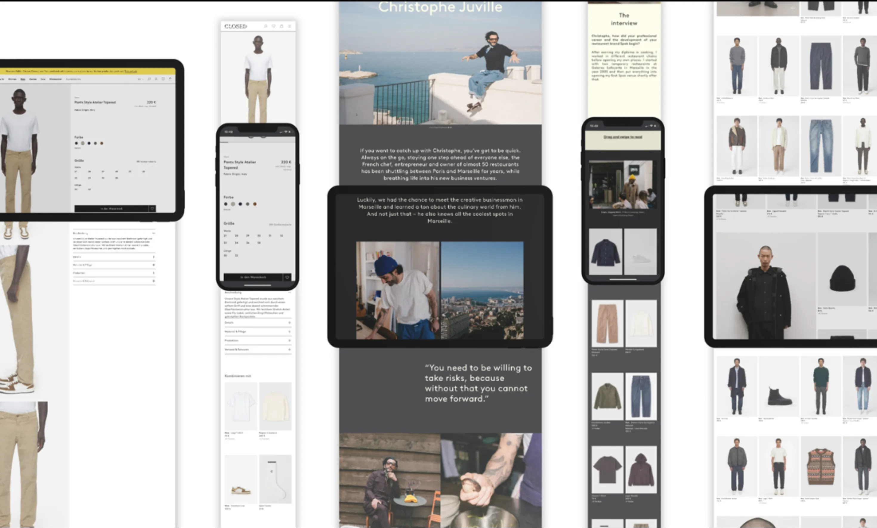 Responsive design across devices